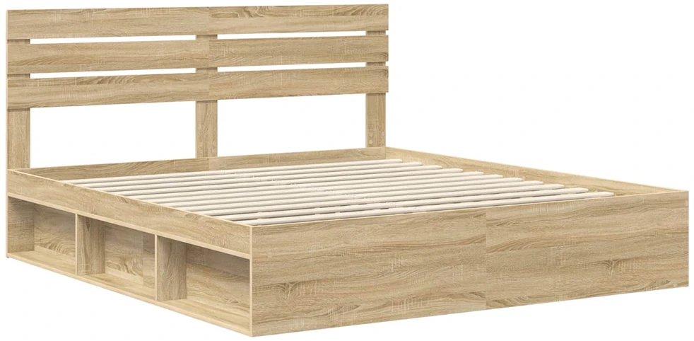 Lovos rėmas Sonoma 200 x 200 cm Kietos pušies mediena