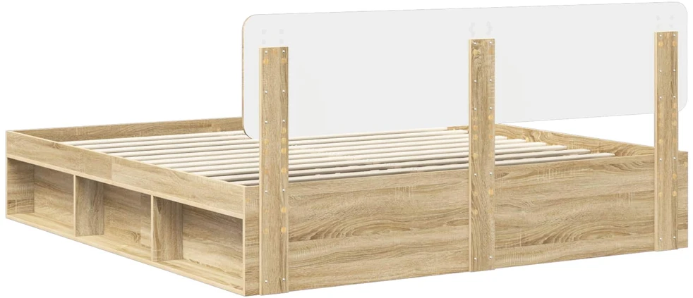 Lovos rėmas Sonoma 200 x 200 cm Kietos pušies mediena