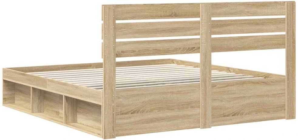 Lovos rėmas Sonoma 200 x 200 cm Kietos pušies mediena