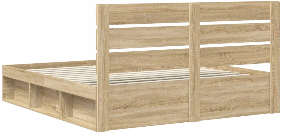 Lovos rėmas Sonoma 200 x 200 cm Kietos pušies mediena