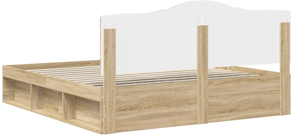 Lovos rėmas Sonoma 200 x 200 cm Kietos pušies mediena