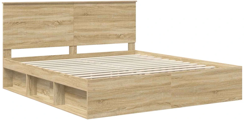 Lovos rėmas Sonoma 200 x 200 cm Kietos pušies mediena
