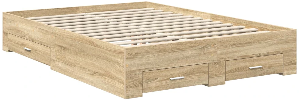 Lovos rėmas Sonoma ąžuolas 140 x 190 cm Apdirbta mediena