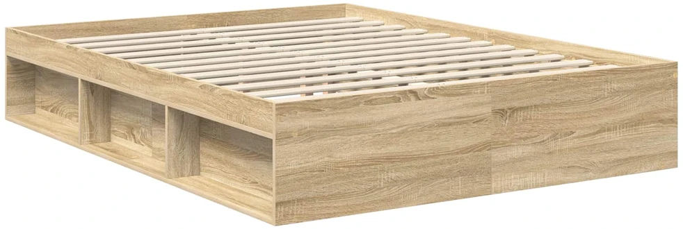 Lovos rėmas Sonoma ąžuolas 150 x 200 cm Kietos pušies mediena