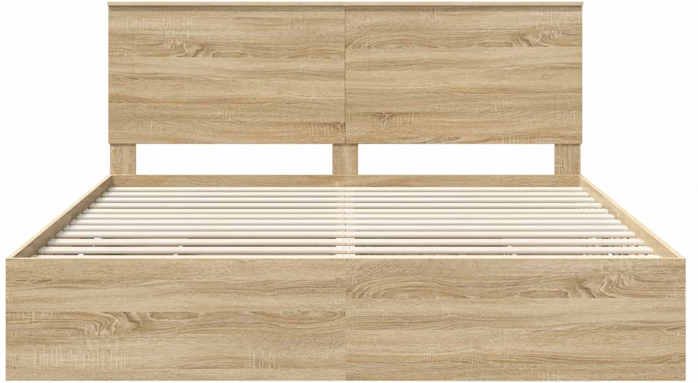Lovos rėmas Sonoma ąžuolas 200 x 200 cm Inžinerinė mediena