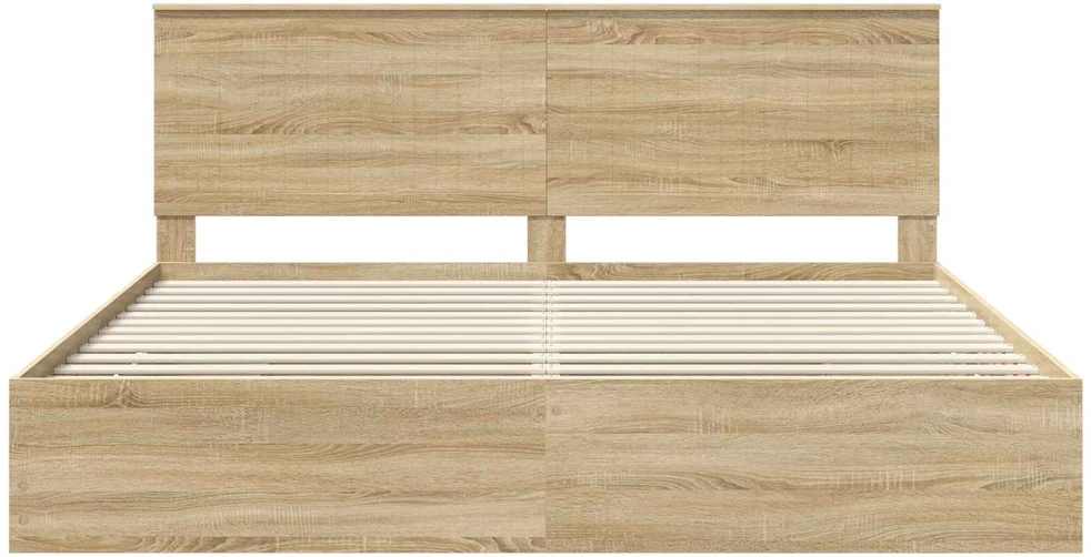Lovos rėmas Sonoma ąžuolas 200 x 200 cm Inžinerinė mediena