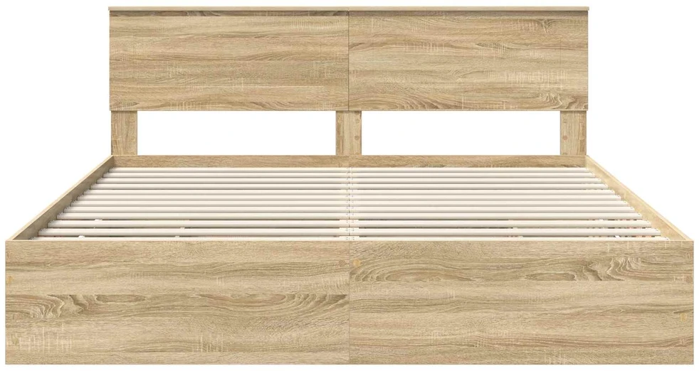 Lovos rėmas Sonoma ąžuolas 200 x 200 cm Inžinerinė mediena