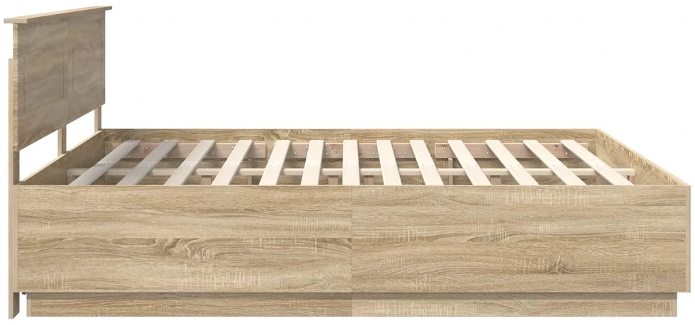 Lovos rėmas Sonoma ąžuolas 200 x 200 cm Apdirbta mediena