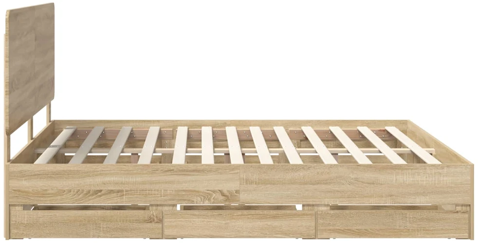 Lovos rėmas Sonoma ąžuolas 200 x 200 cm Inžinerinė mediena