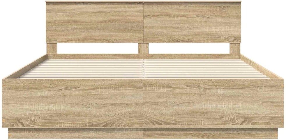 Lovos rėmas Sonoma ąžuolas 200 x 200 cm Apdirbta mediena