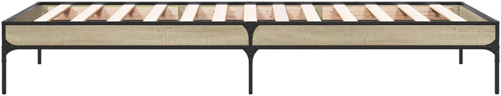 Lova Lovos rėmas Sonoma ąžuolas 80 x 200 cm Apdirbta mediena