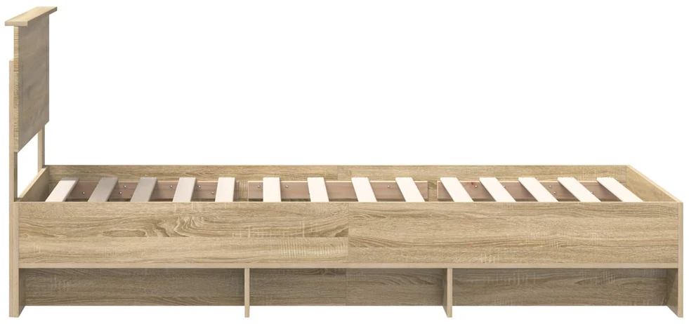 Lova Lovos rėmas Sonoma ąžuolas 75 x 190 cm Apdirbta mediena