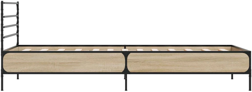 Lova Lovos rėmas Sonoma ąžuolas 80 x 200 cm Apdirbta mediena