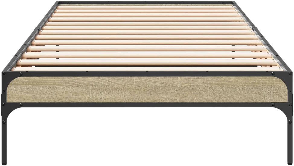 Lova Lovos rėmas Sonoma ąžuolas 80 x 200 cm Apdirbta mediena