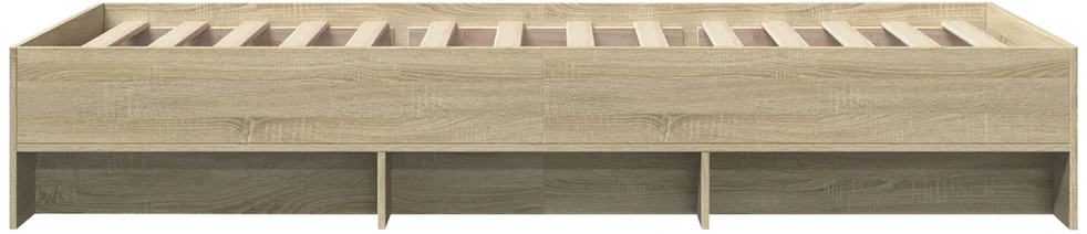 Lova Lovos rėmas Sonoma ąžuolas 80 x 200 cm Apdirbta mediena