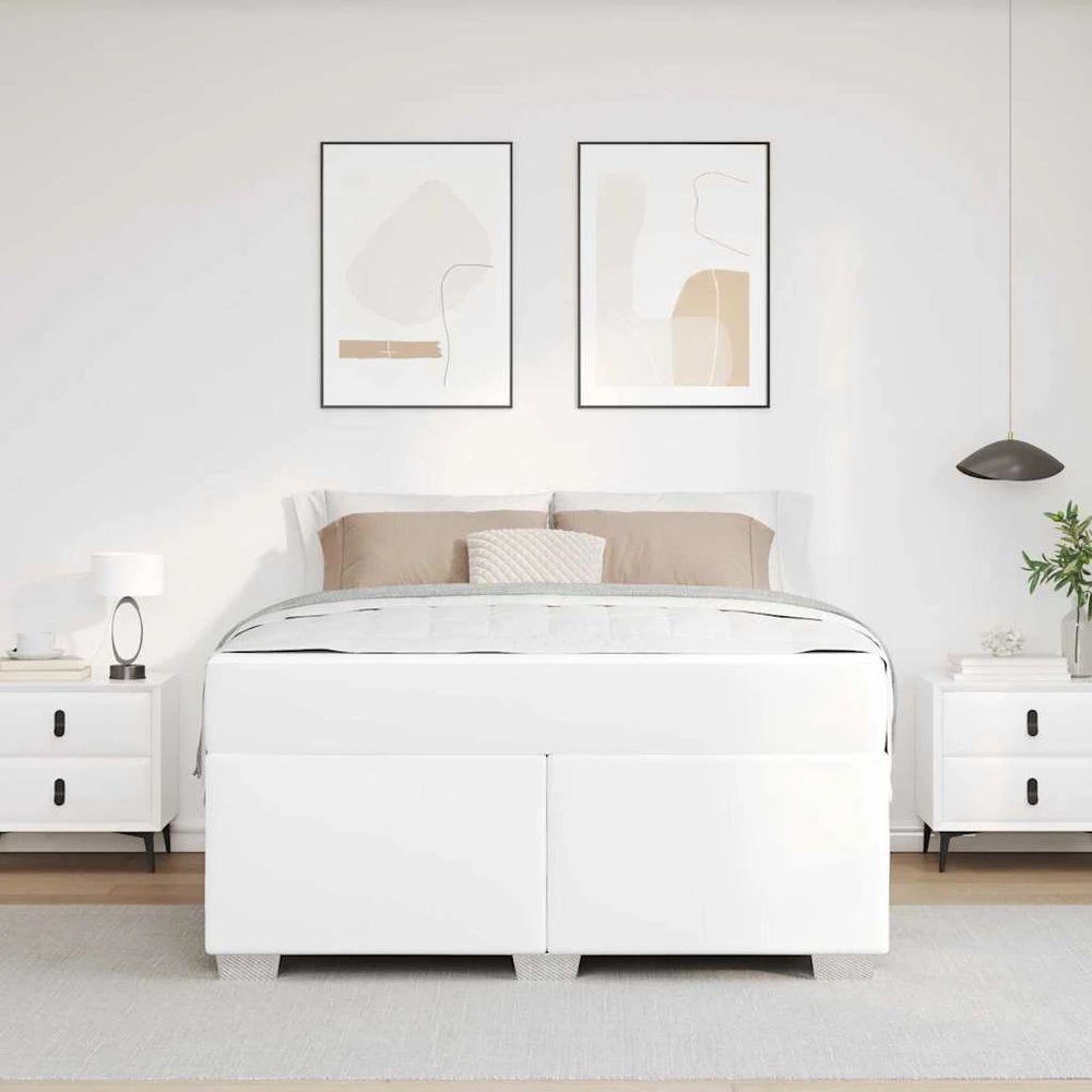 Lovos rėmas Balta 140 x 200 cm audinys