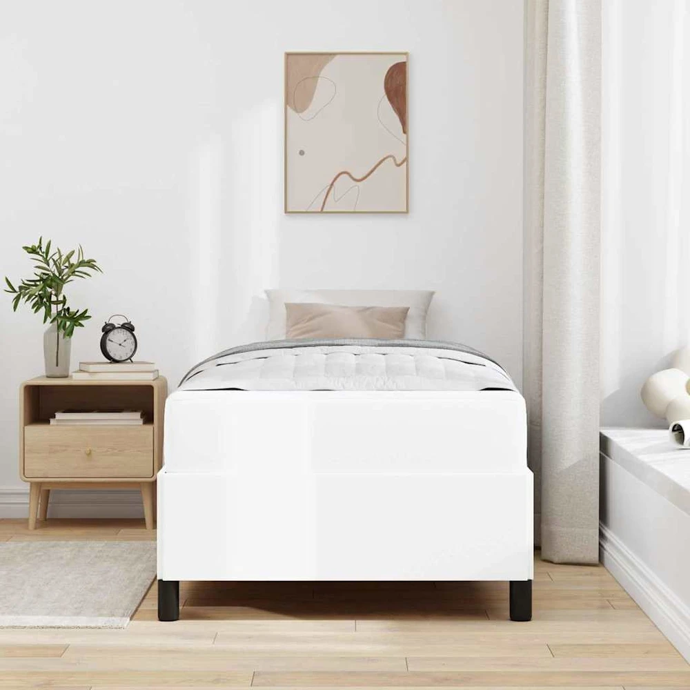 Lova Lovos rėmas su čiužiniu Balta 80 x 200 cm audinys