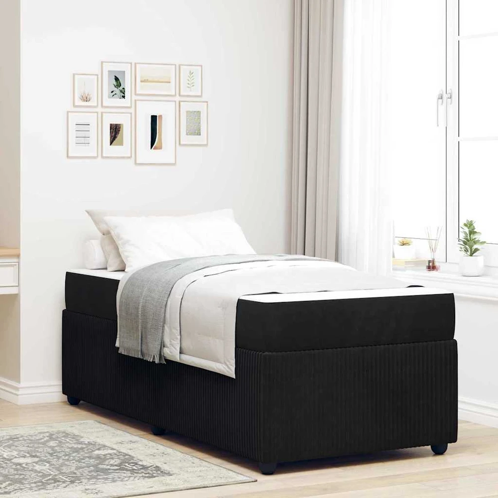 Lova Lovos rėmas Juoda 100 x 200 cm audinys
