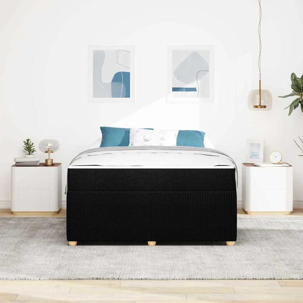 Lovos rėmas Juoda 140 x 200 cm audinys