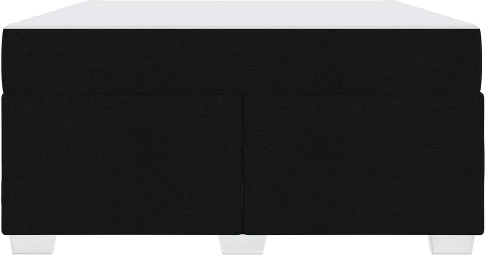 Lovos rėmas su čiužiniu Juoda 160 x 200 cm audinys