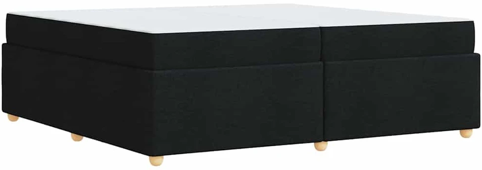 Lovos rėmas su čiužiniu Juoda 200 x 200 cm audinys