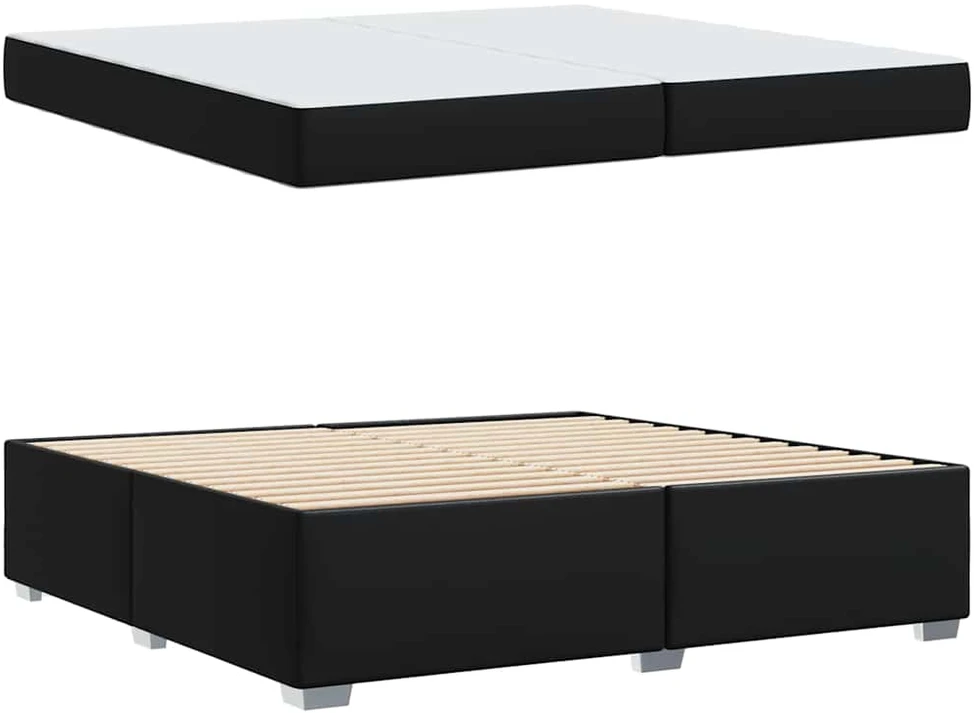 Lovos rėmas Juoda 200 x 200 cm audinys