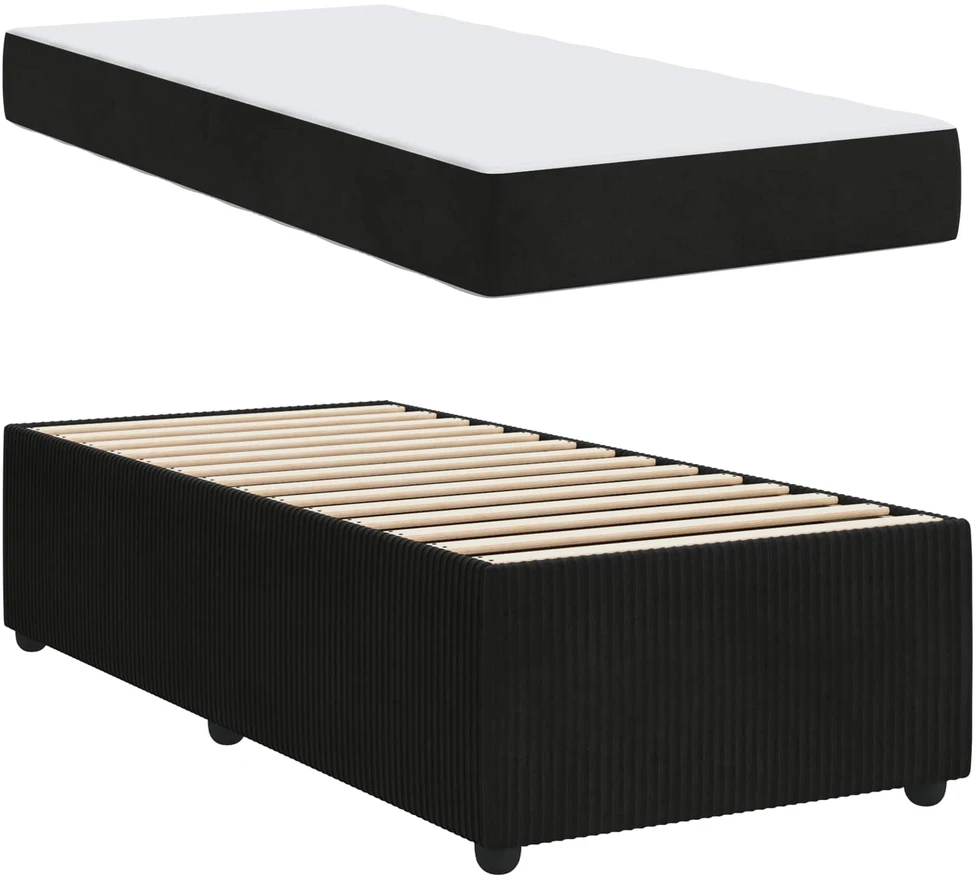 Lova Lovos rėmas Juoda 90 x 190 cm audinys