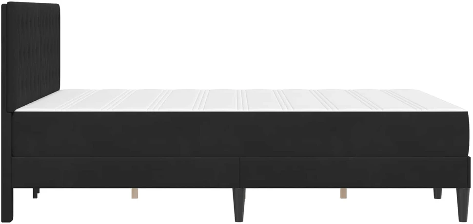 Čiužinys Lovos rėmas su čiužiniu Juodas 140 x 200 cm Aksomas