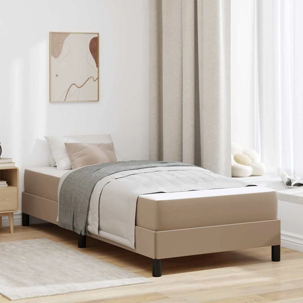 Lova Lovos rėmas su čiužiniu Kapučino 90 x 200 cm audinys