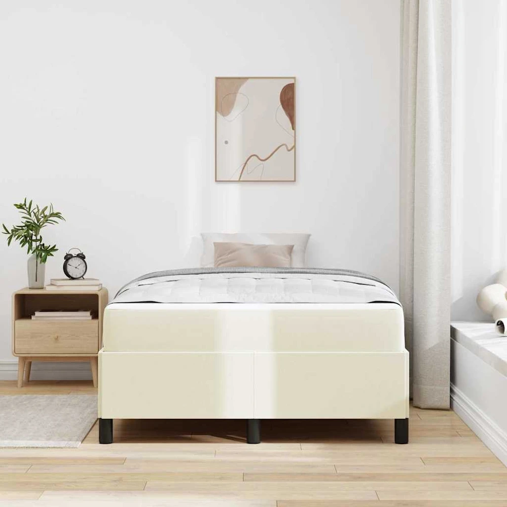 Lova Lovos rėmas su čiužiniu Kreminė 120 x 200 cm audinys