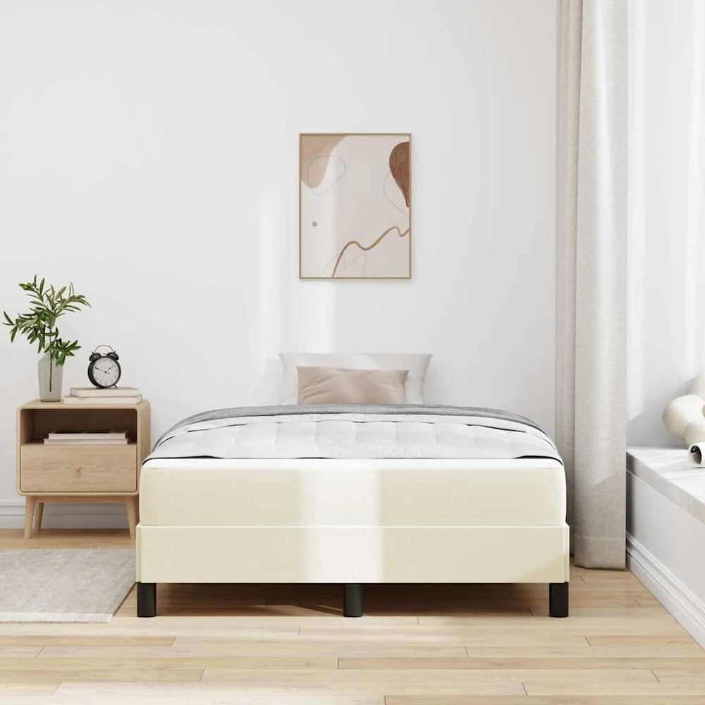 Lova Lovos rėmas su čiužiniu Kreminė 120 x 200 cm audinys