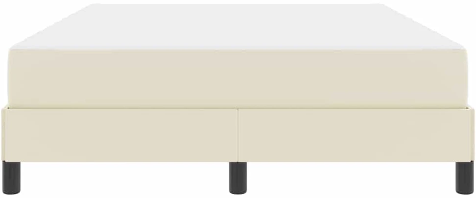 Lovos rėmas su čiužiniu Kreminė 160 x 200 cm audinys