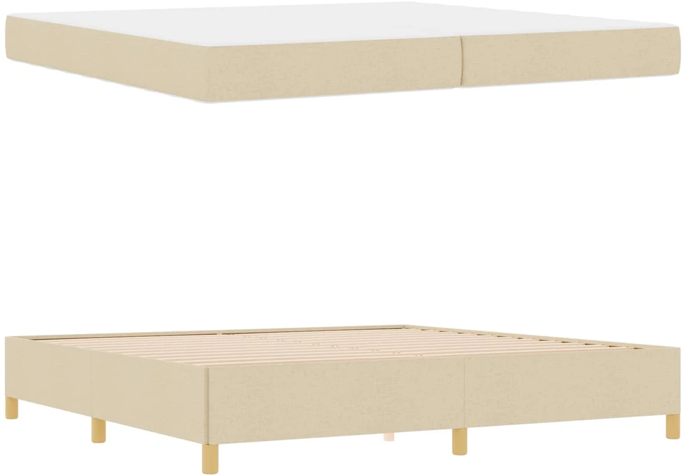 Lovos rėmas Kreminė 200 x 200 cm audinys