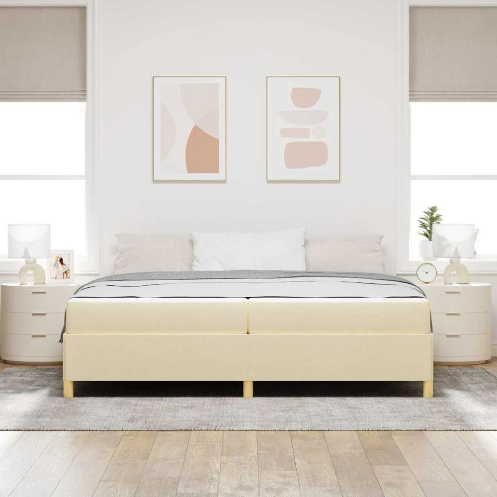 Lovos rėmas Kreminė 200 x 200 cm audinys