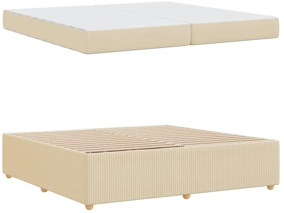 Lovos rėmas Kreminė 200 x 200 cm audinys