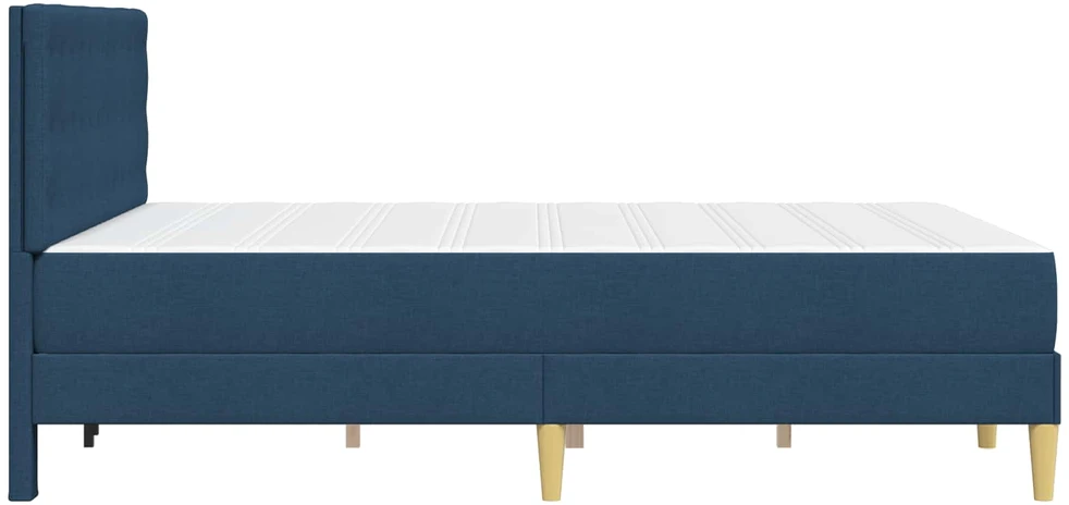 Lovos rėmas su čiužiniu Mėlyna 140 x 190 cm Audinys