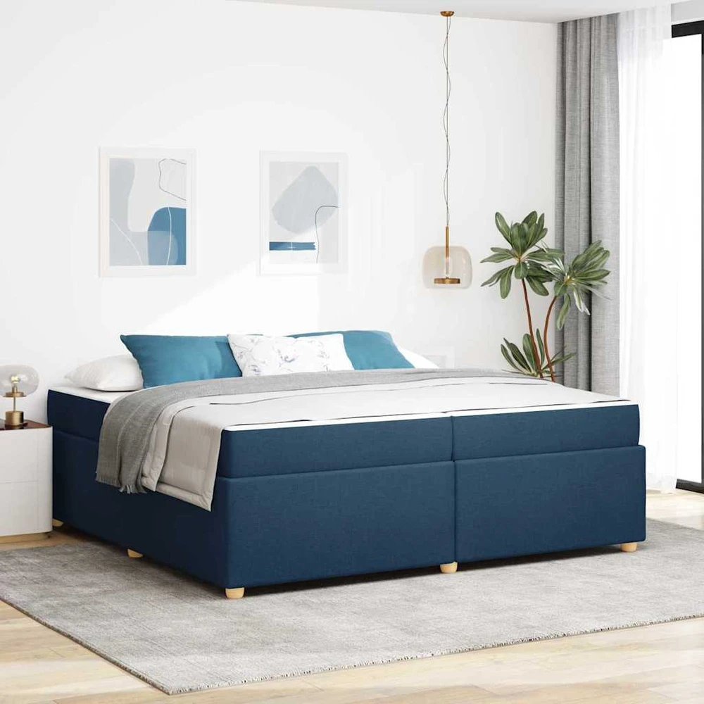 Lovos rėmas su čiužiniu Mėlyna 200 x 200 cm audinys