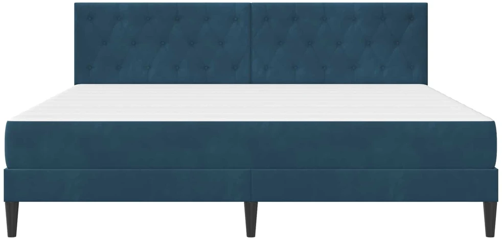 Čiužinys Lovos rėmas su čiužiniu Mėlyna 200 x 200 cm Aksomas