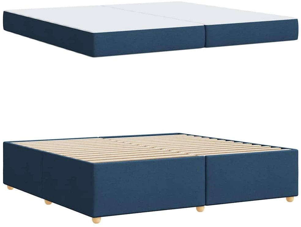 Lovos rėmas su čiužiniu Mėlyna 200 x 200 cm audinys