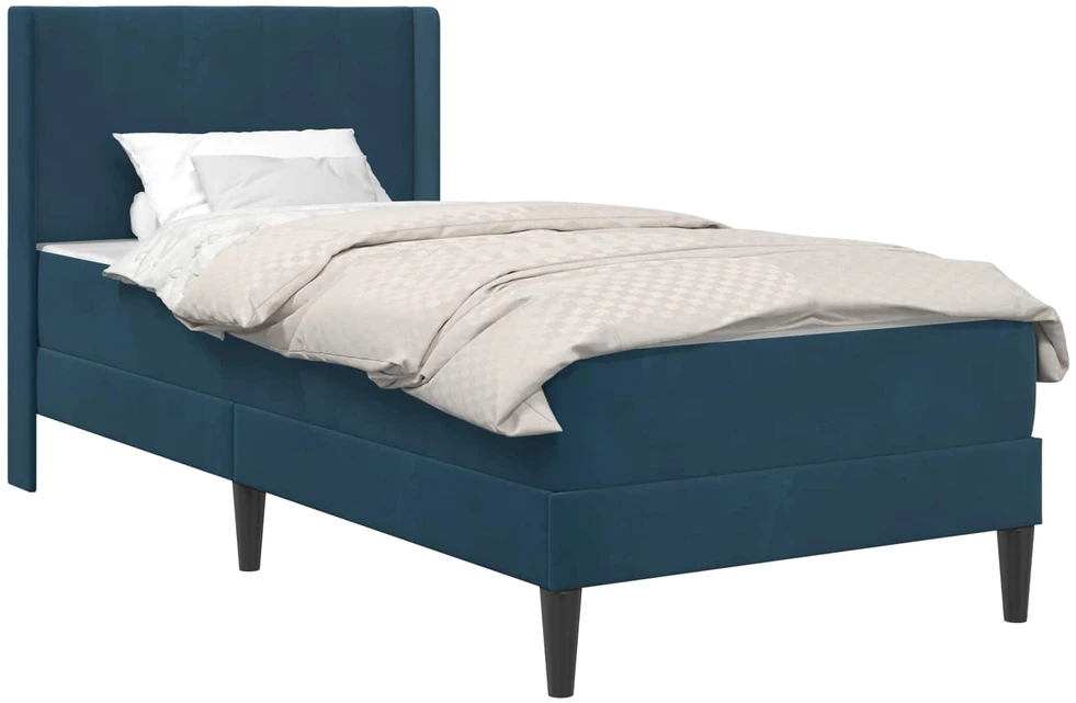 Čiužinys Lovos rėmas su čiužiniu Mėlyna 90 x 200 cm Aksomas