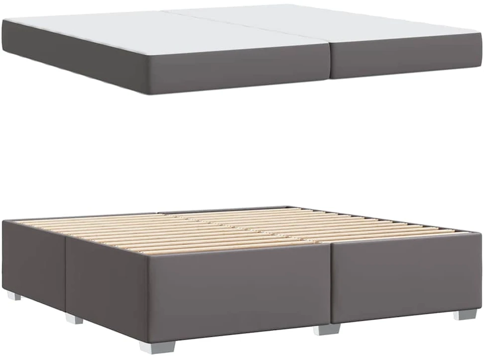 Lovos rėmas Pilka 200 x 200 cm audinys