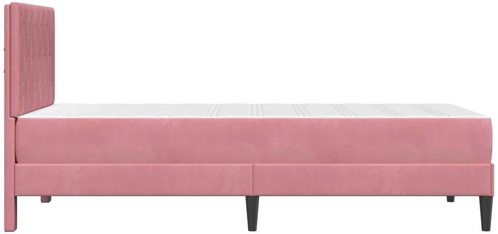 Čiužinys Lovos rėmas su čiužiniu Rožinė 100 x 200 cm Aksomas