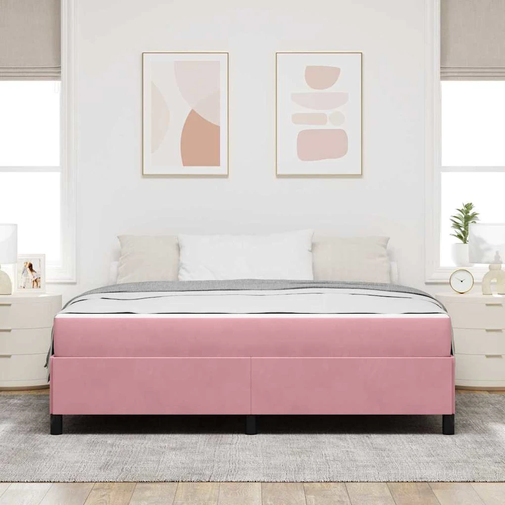 Lovos rėmas Rožinė 180 x 200 cm audinys