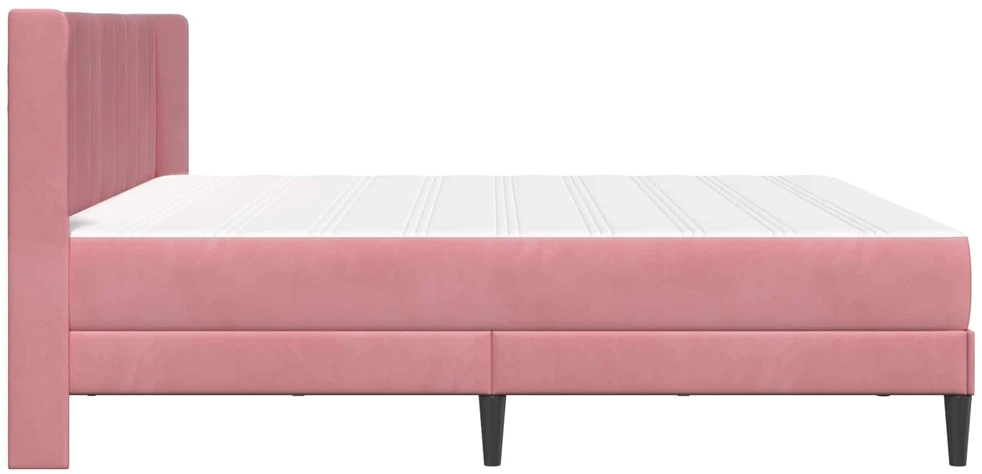 Čiužinys Lovos rėmas su čiužiniu Rožinė 200 x 200 cm Aksomas