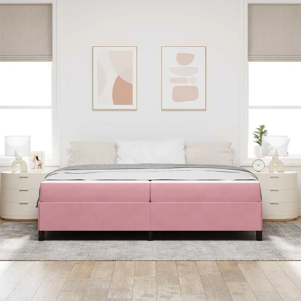 Lovos rėmas Rožinė 200 x 200 cm audinys