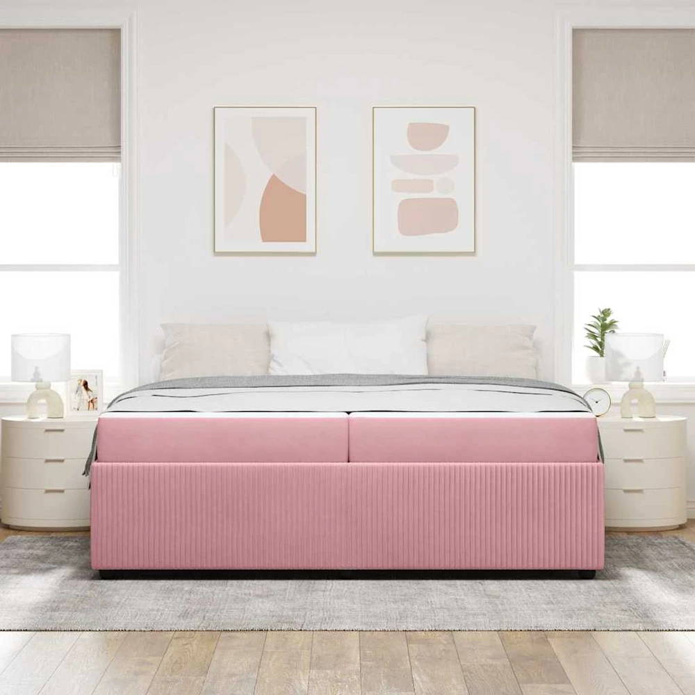 Lovos rėmas Rožinė 200 x 200 cm audinys
