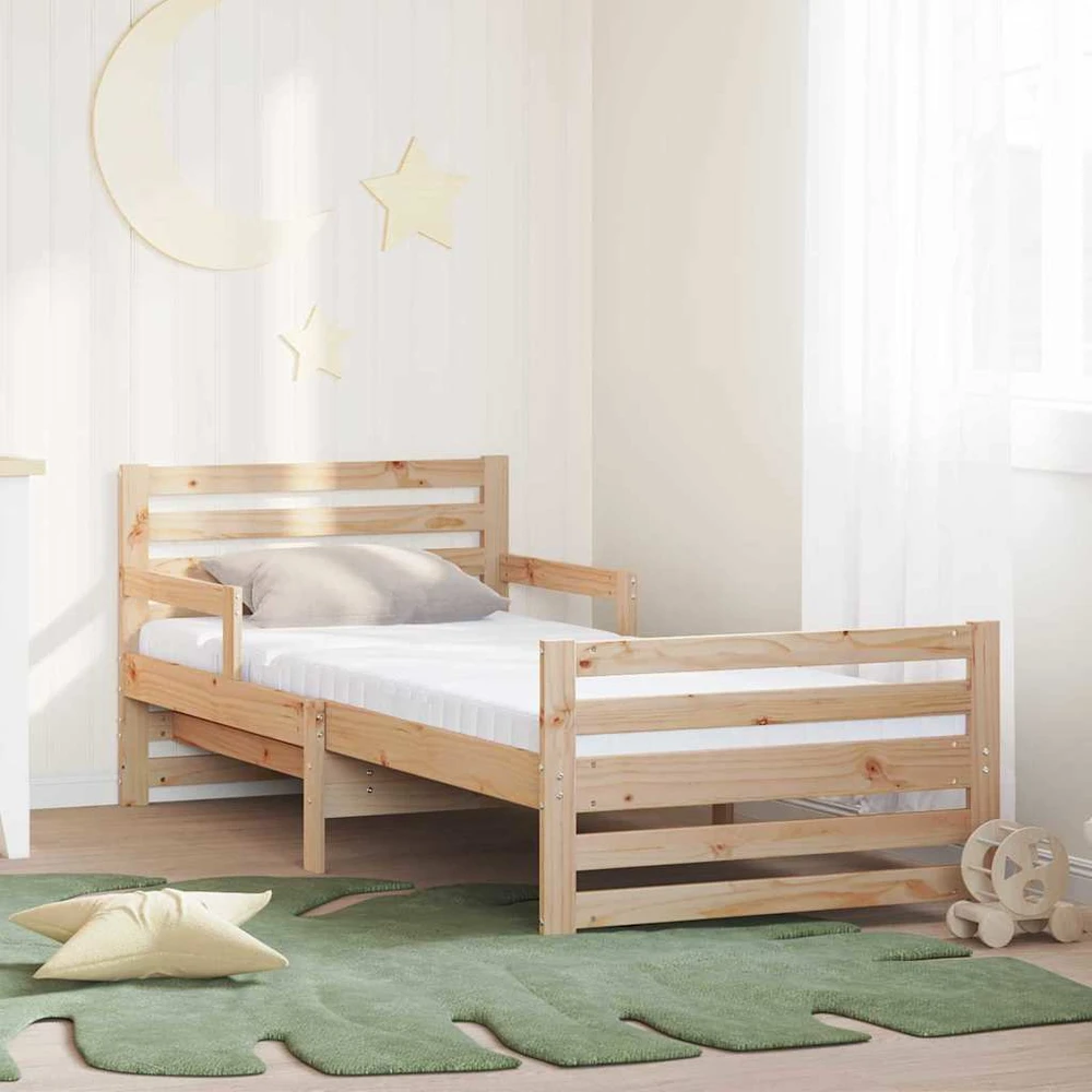 Lova Lovos rėmas su prailginamu čiužiniu Ruda 80 x 200 cm