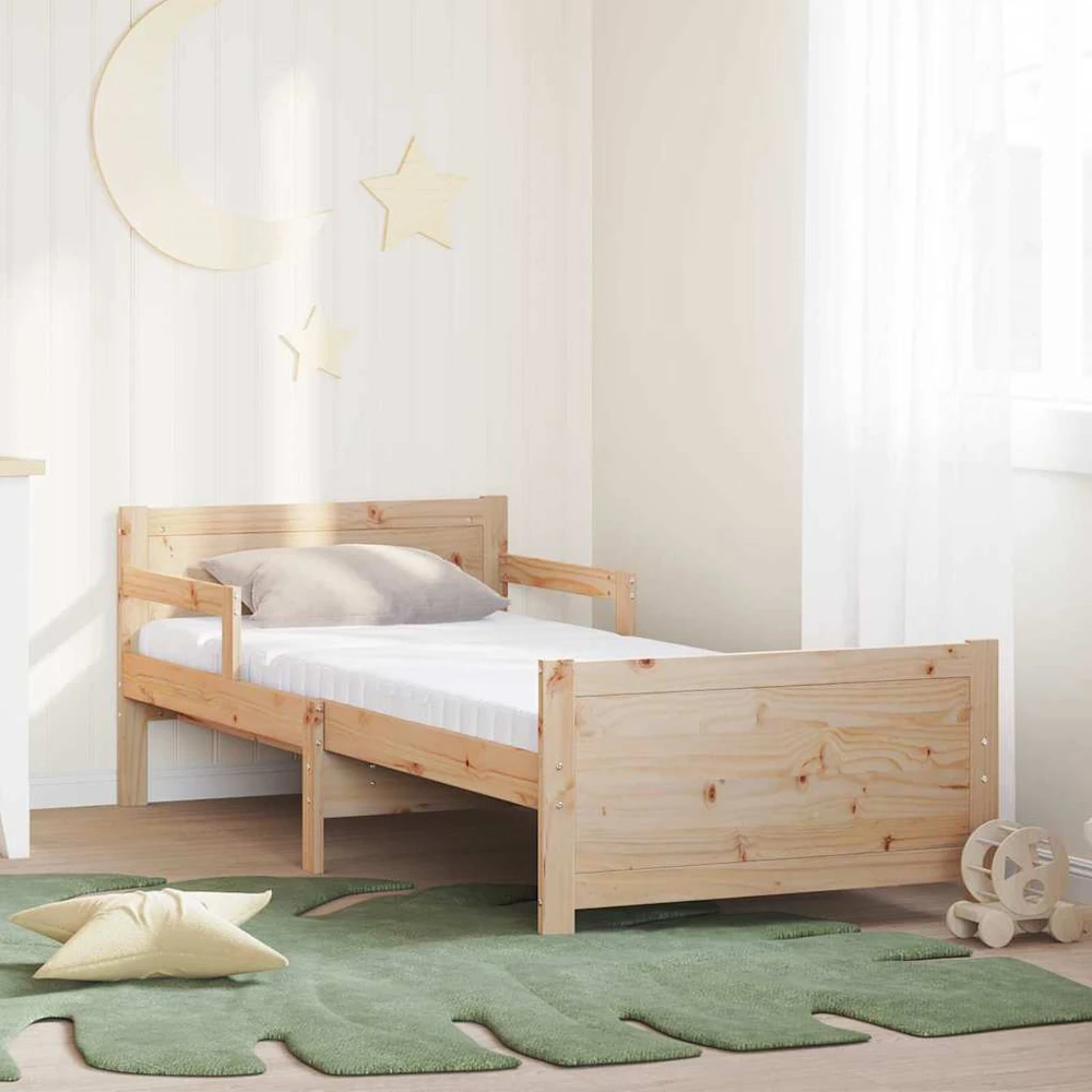 Lova Lovos rėmas su išsiplėčiančiu čiužiniu Ruda 80 x 200 cm