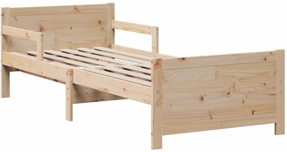 Lova Lovos rėmas su išsiplėčiančiu čiužiniu Ruda 80 x 200 cm