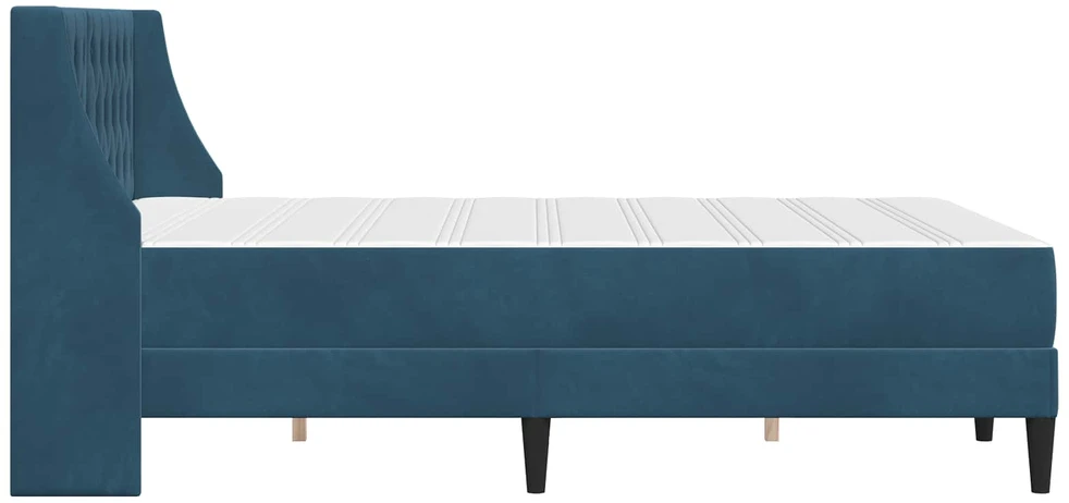 Čiužinys Lovos rėmas su čiužiniu su čiužiniu Mėlyna 160 x 200 cm Aksomas